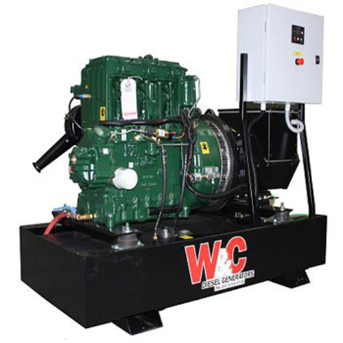 Image of 15kVA 3 phase diesel generator with Lister Petter engine
