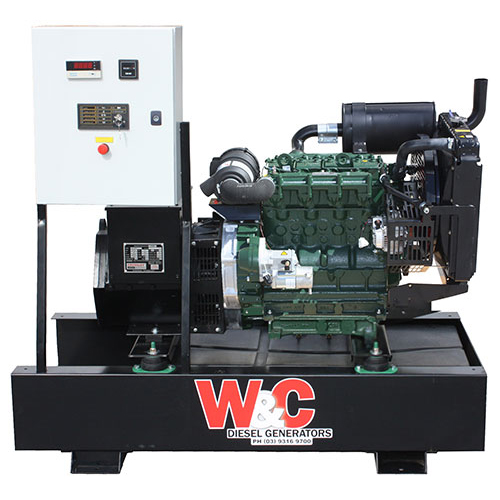 Image of 13.5kVA single phase Lister powered diesel generator