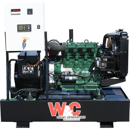 Image of 16.5kVA 3 phase Lister Petter powered diesel generator