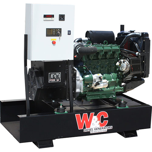 Image of 17.7kVA single phase lister powered diesel generator