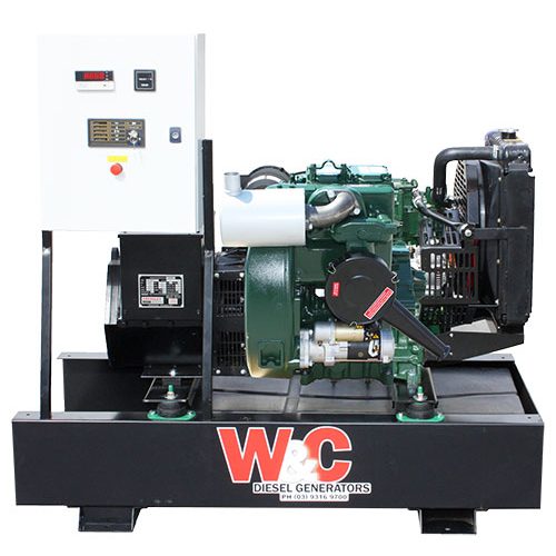 Image of 6.1kVA 1 phase diesel generator with Lister Petter engine