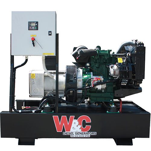 Image of 7.6kVA 3 phase diesel generator with Lister Petter engine