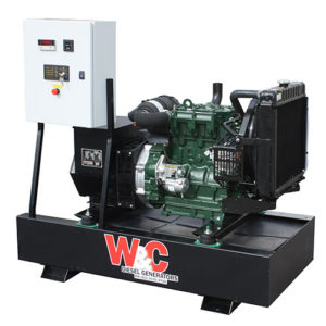 Image of 9.5kVA 1 phase diesel generator with Lister Petter engine