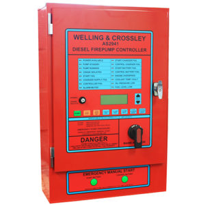 Image of diesel fire control panel AS2941-2008