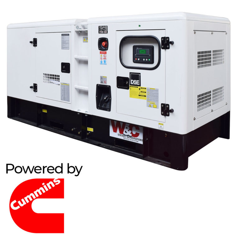 80kVA Standby Diesel Generator with Cummins Engine Welling & Crossley