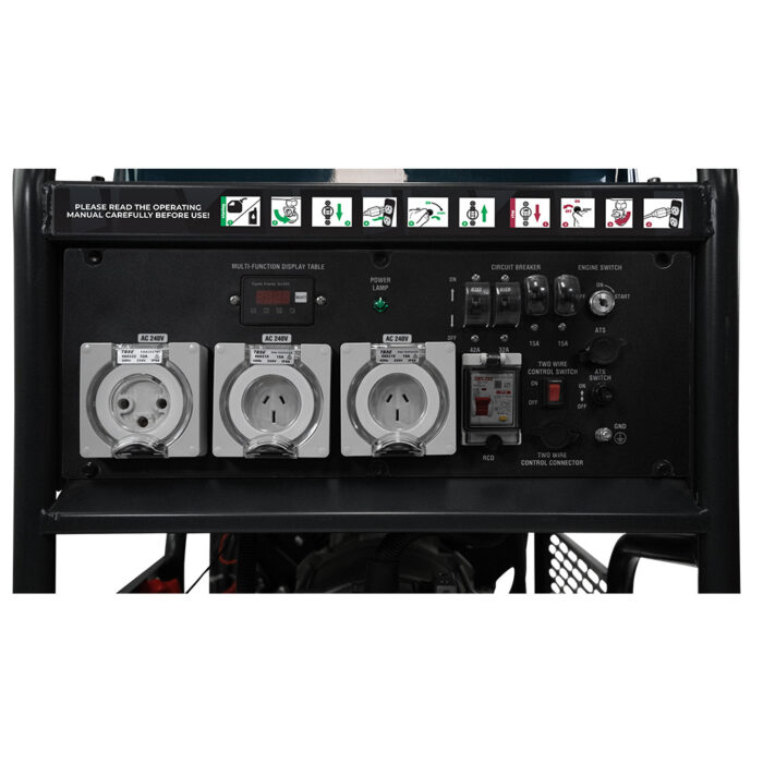 13.75kVA AVR Generator with E-Start & RCD - Image 4