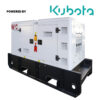 25kVA, Three Phase, Standby Diesel Generator with Kubota Engine with 90L Tank - Hire