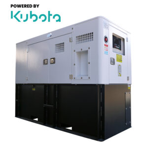 14.5 kVA, Three Phase, Standby Diesel Generator with Kubota Engine in Canopy, 400L Tank & Load Bank