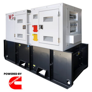 63kVA, Three Phase, Standby Diesel Generator with Cummins Engine with 400L Tank - Hire