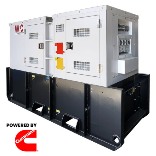 42kVA, Three Phase, Standby Diesel Generator with Cummins Engine with 400L Tank - Hire