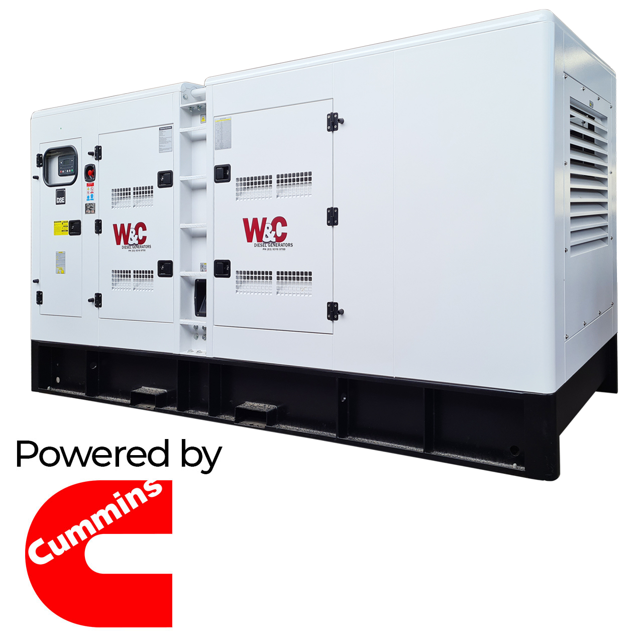 350kVA, 3 Phase, Diesel Standby Generator with Cummins Engine in Canopy
